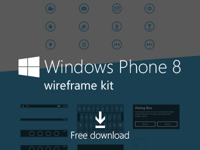 WP8 wireframe kit